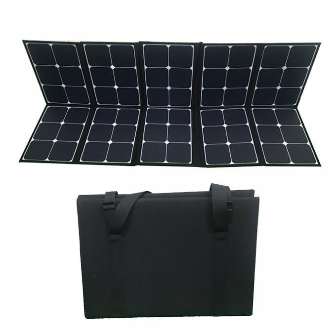 leichte tragbare faltende Sonnenkollektoren 200w für das Kampieren 2